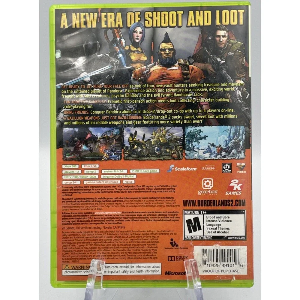N/A borderlands microsoft